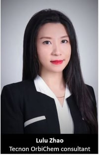 Lulu Zhao is a Tecnon OrbiChem consultant and she is based in China