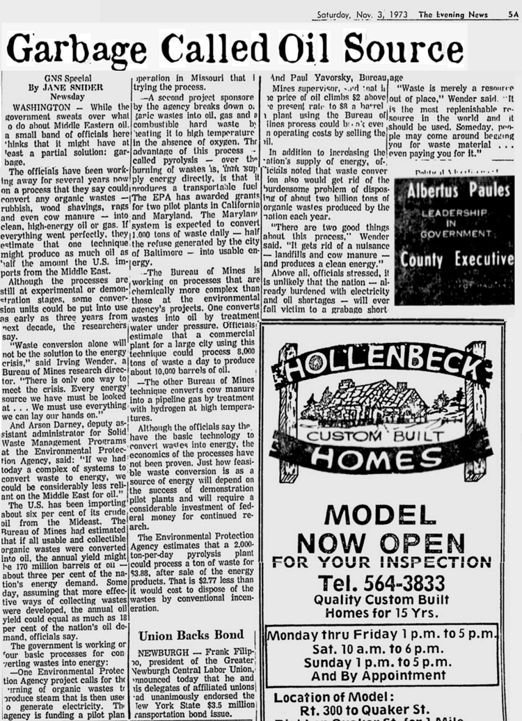 old-newspaper-article-about-trash-to-fuel-conversion