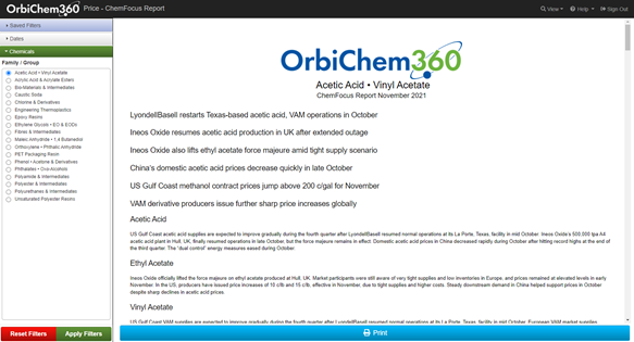 Image shows a ChemFocus PDF finished and ready to save or print