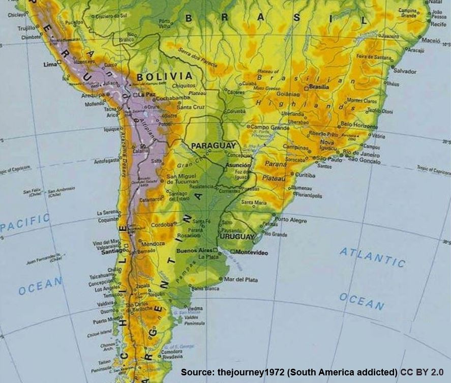 Some of the South American nations shown in this map are key to a sustainable future
